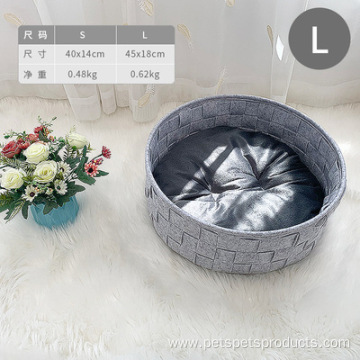 Vacuum Packaging Cat Dog Beds Grey Dog Bed